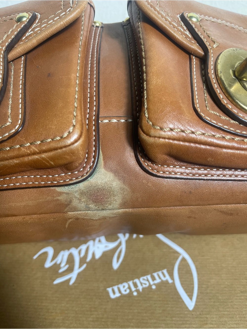 Vintage Coach Y2K Legacy Leather Bag with Double Turnlock - Picture 6 of 10